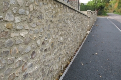 Medium Faced Flint Stone Wall