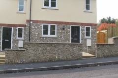 Medium Faced Flint Stone Wall