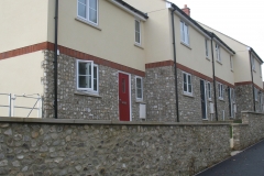 Medium Faced Flint Stone Wall